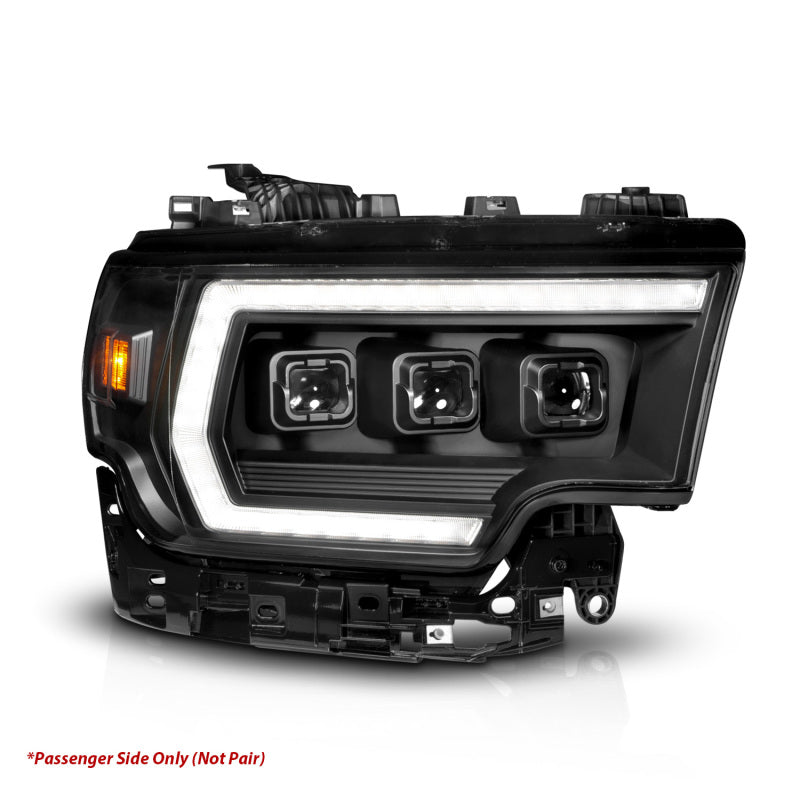 ANZO 19-24 RAM 2500/3500 Z-Series Full LED Proj Headlights DRL/Init/SeqSig - Pass. Side ONLY