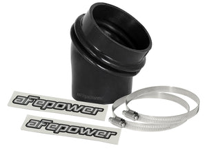aFe Magnum FORCE Intake Coupling Kit (3 IN ID to 2-1/2 IN ID x 35 Deg.) Elbow Coupler - Black