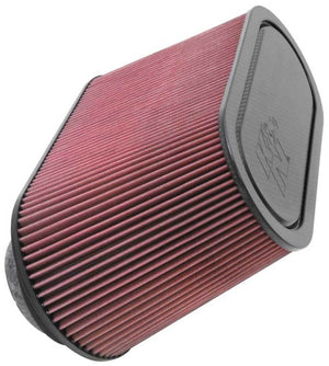 K&N Custom Racing Unique Oval Tapered Filter 17.313in OL B/7.75in OW B/14.625inOL T/6.125inOW T/9in