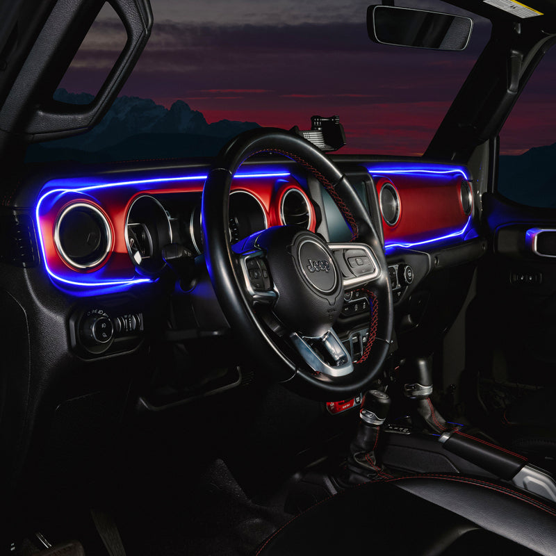 Oracle 18-23 Jeep Wrangler JL/Gladiator JT Dynamic ColorSHIFT LED Interior Dash Board Kit