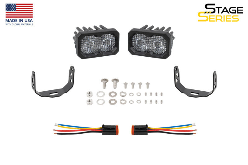 Diode Dynamics C2R White Flood Standard LED Pod (Pair)