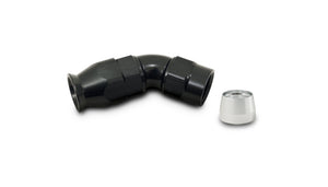 Vibrant -4AN 45 Degree Hose End Fitting for PTFE Lined Hose