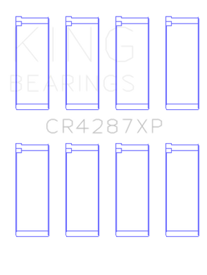King Engine Bearings Acura B18C1/B18C5 VTEC (Size STDX) Performance Rod Bearing Set