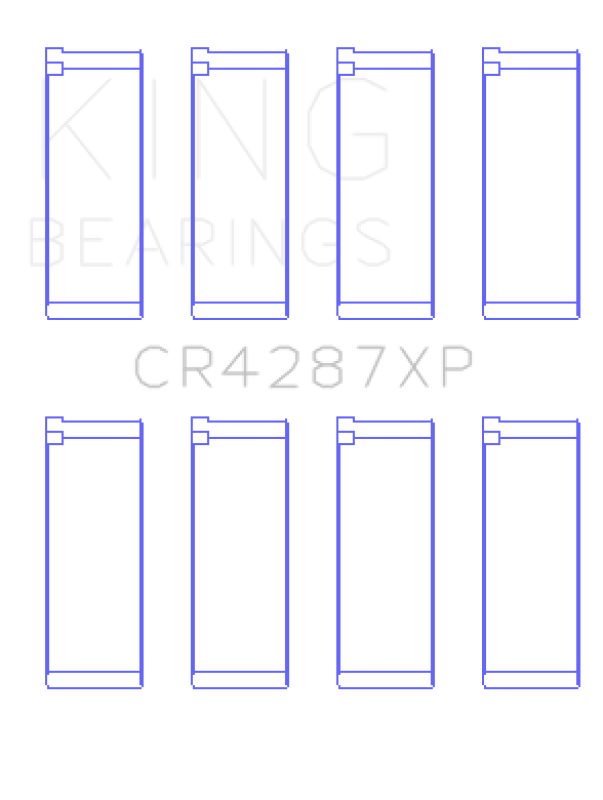 King Engine Bearings Acura B18C1/B18C5 VTEC (Size STDX) Performance Rod Bearing Set