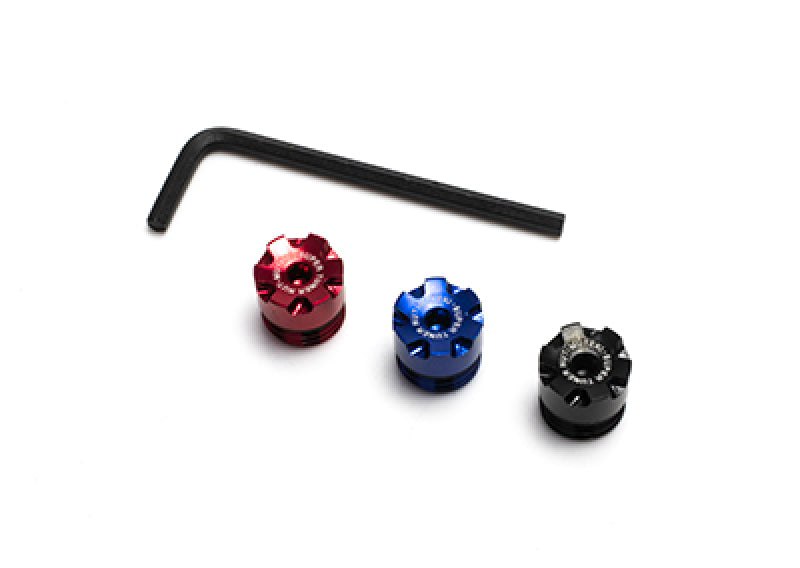 Wheel Mate Muteki Aluminum Closed End Cap 12 X 1.25- Red (24 PCS)