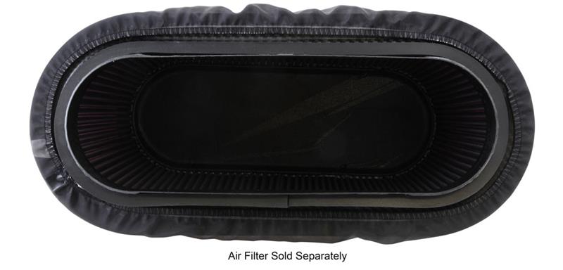 K&N Air Filter Wrap - Black - 4.313in Base ID x 4.75in Top ID x 6.75in H