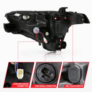 ANZO 22-24 Toyota Tundra (w/Factory LED Refl.) Z-Series Full LED Proj Headlights - Pass. Side ONLY