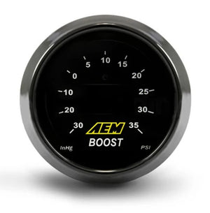 AEM 52mm Boost Digital Gauge -30-35psi