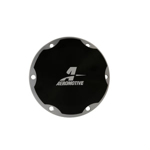Aeromotive Fill Cap - Screw-On - 3in - Flanged - 6-Bolt - Black