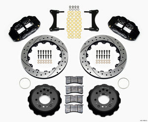 Wilwood Narrow Superlite 6R Front Hat Kit 12.88in Drilled 93-96 Mazda RX7