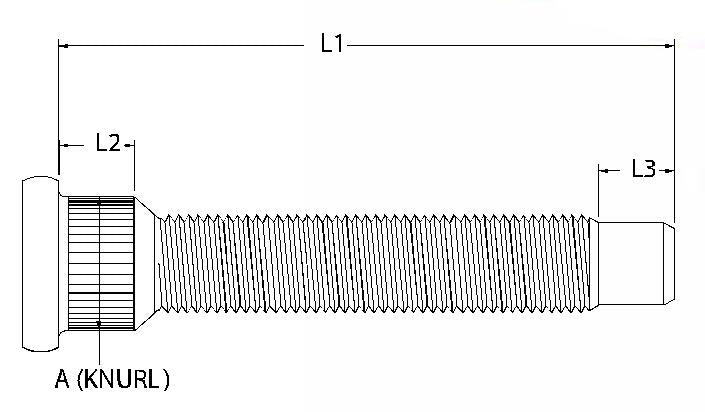 ARP Late Model GM Drum Brake Wheel Stud Kit