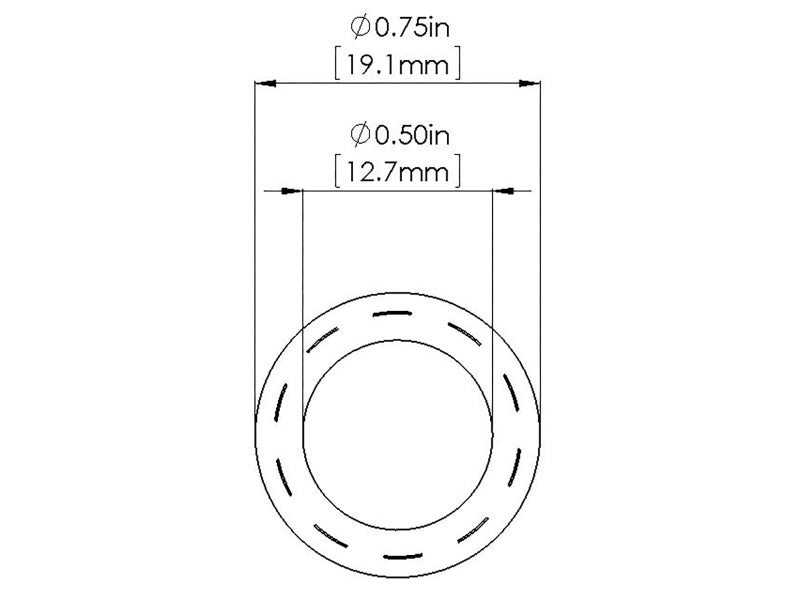 aFe Magnum FORCE Replacement Fuel Hose 1/2 IN ID x 36 IN L