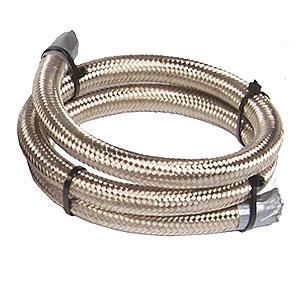 Aeromotive SS Braided Fuel Hose - AN-08 x 16ft