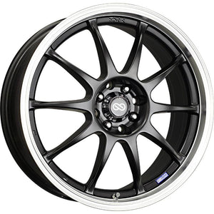 Enkei J10 15x6.5 4x100/114.3 38mm Offset 72.62mm Bore Dia Silver w/ Machined Lip Wheel