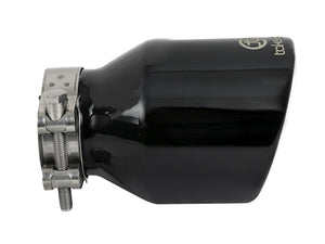 aFe Takeda Universal Exhaust Tip 2-1/2 IN Inlet x 4 IN Outlet x 6 IN L- Black