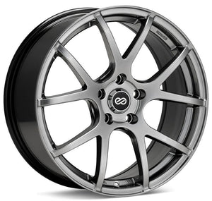 Enkei M52 18x8 50mm Offset 5x114.3 Bolt Pattern 72.6mm Bore Dia Hyper Black Wheel