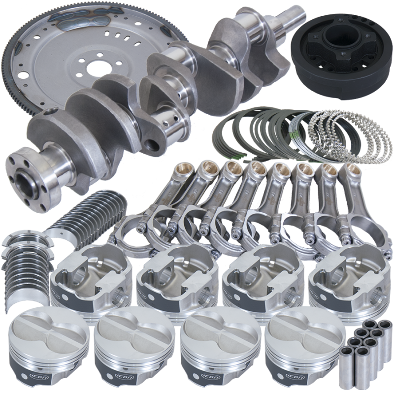 Eagle Ford 302 3.400in Crank 5.400in I-Beam Rods 4.060in Pistons 157 Tooth FP Balanced Assembly