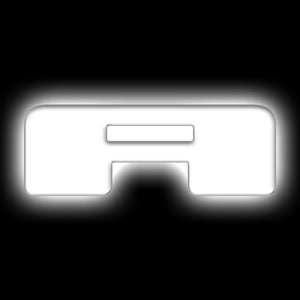 ORACLE Lighting Universal Illuminated LED Letter Badges - Matte Wht Surface Finish - A