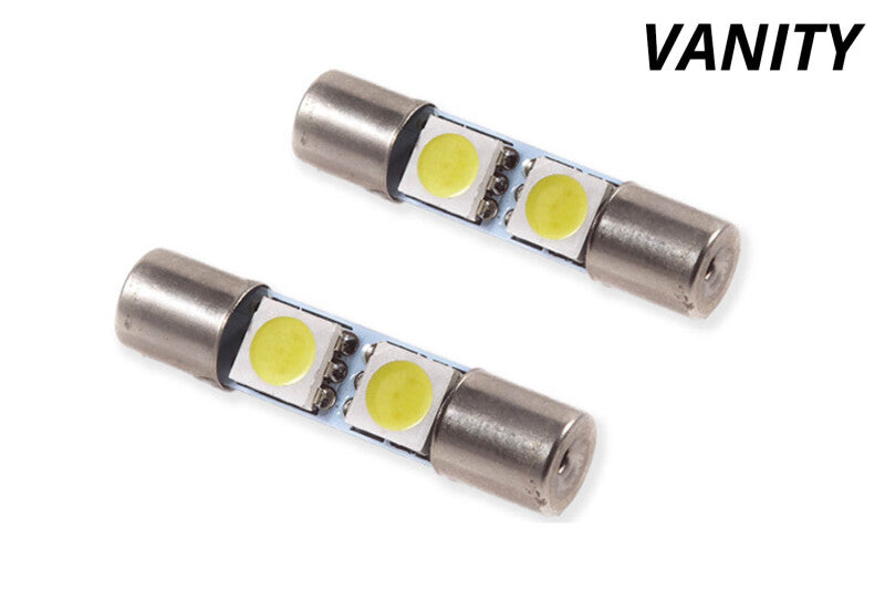 Diode Dynamics 28mm SMF1 LED Bulb - Cool - White (Pair)