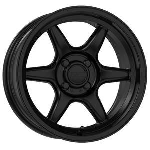 Kansei K11S Tandem 15x8in / 4x100 BP / 0mm Offset / 73.1mm  Bore - Satin Black