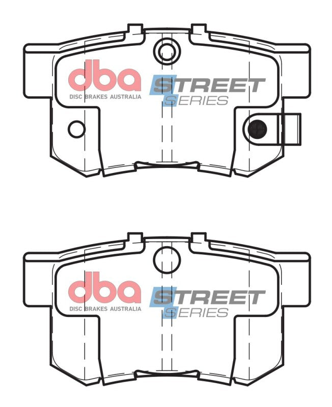 DBA 99-09 Honda S2000 Rear Street Series Brake Pad Set