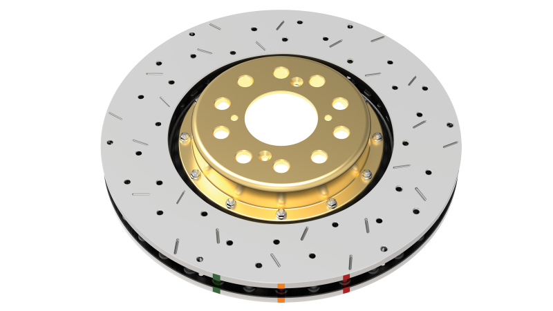 DBA 09-24 Nissan GTR Rear 5000 Series Drilled & Slotted Ring