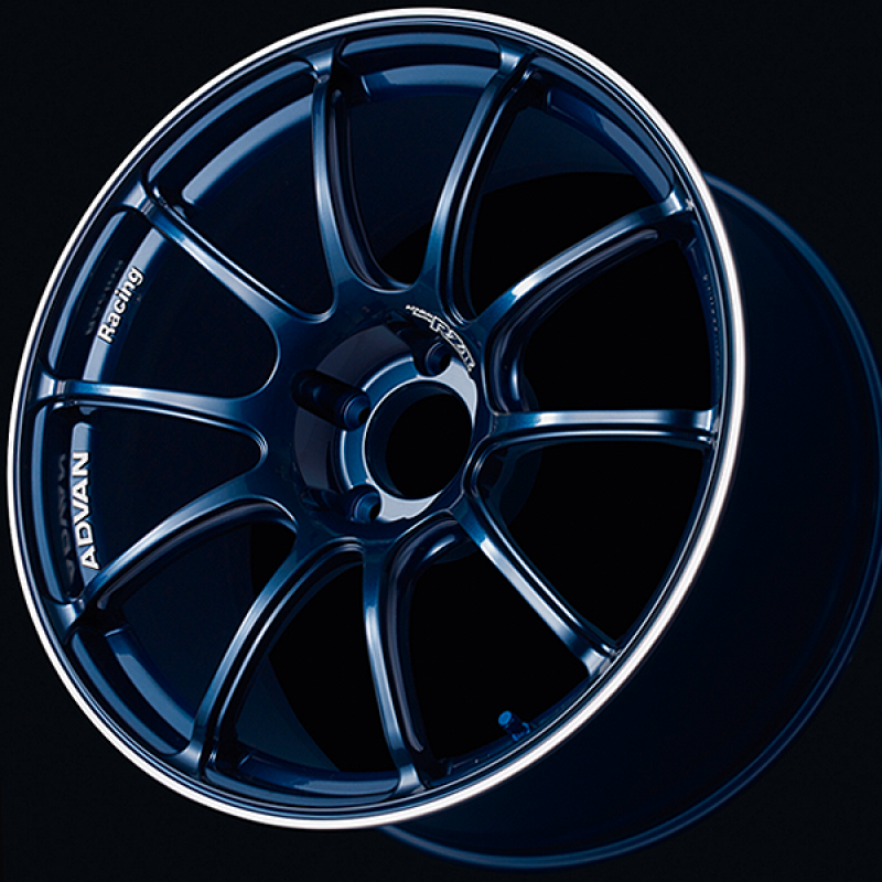 Advan RZII 16x7.0 / +41 Offset / 4x100 / 63mm Bore / Racing Indigo Blue and Ring