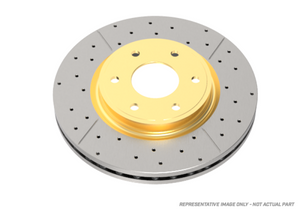 DBA 08-10 STi/2017 BRZ w/Perf. Pkg. Rear Dual-Drilled Street Series Rotor
