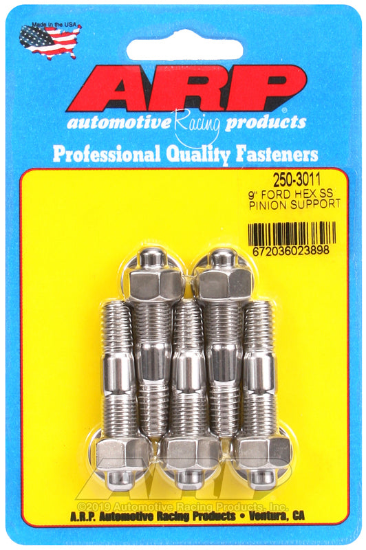 ARP Ford 9in SS hex pinion support stud kit