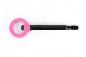 PERRIN 08-14 Subaru WRX/STI (Sedan) / 20-25 Outback All Models Tow Hook Kit (Rear) - Hyper Pink