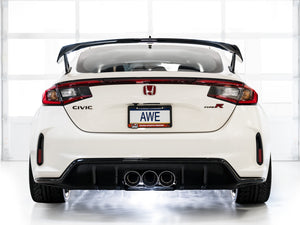 AWE Tuning 2023 Honda Civic Type R FL5 Touring Edition Exhaust w/ Triple Chrome Silver Tips
