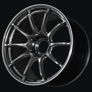 Advan RSIII 19X8.5 +38 5x112 Racing Hyper Black and Ring Wheel