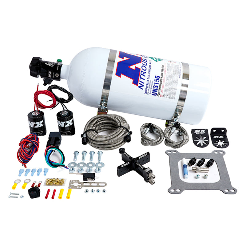 Nitrous Express 4150 Covert Crossbar Plate System Pro Power 100-500HP (10lb Bottle)