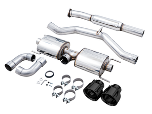 AWE Subaru BRZ/ Toyota GR86/ Toyota 86 Touring Edition Cat-Back Exhaust- Diamond Black Tips
