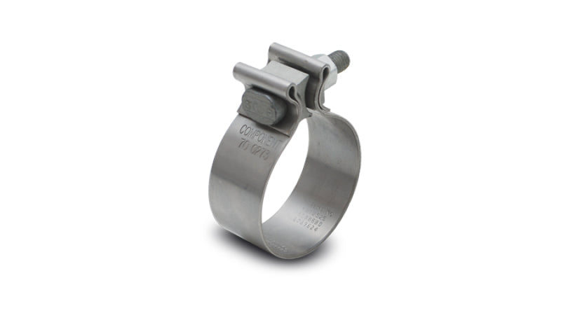 Vibrant SS Accuseal Exhaust Seal Clamp for 4in OD Tubing (1.25in wide band)