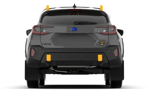 Rally Armor 24-25 Subaru Crosstrek (Wilderness Only) Black UR Mudflap W/Wild-Orange Logo No Drill Re