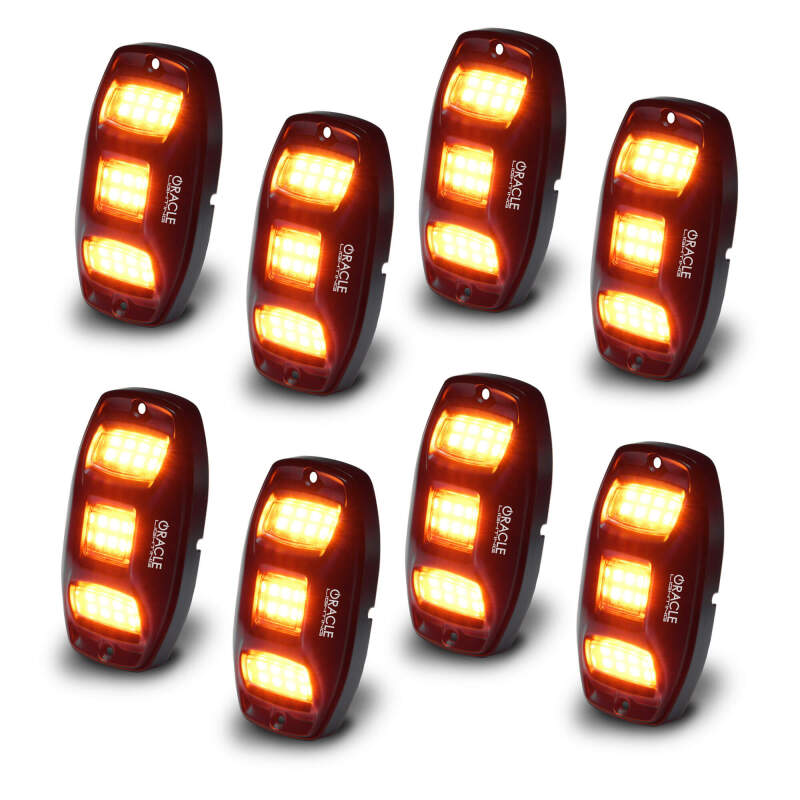 Oracle Underbody RGB+W Wheel Well Rock Light Kit - 8 PCS - ColorSHIFT