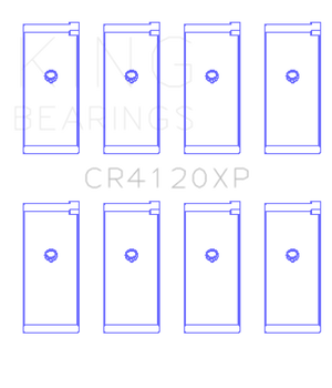 King Mitsubishi 4G63/4G64 7 Bolt 2nd Gen DSM and EVO I-IX (Size 0.25mm) Performance Rod Bearing Set