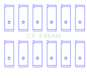 King Engine Bearings Toyota 5ME/5MGE/7MGE/7MGTE Rod Bearing Set - Size +0.5mm