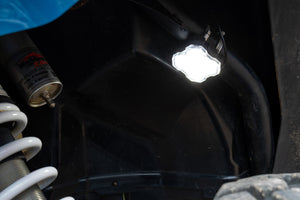 Diode Dynamics Stage Series SXS Rock Light Installer Kit - RGBW M8 (8-pack)