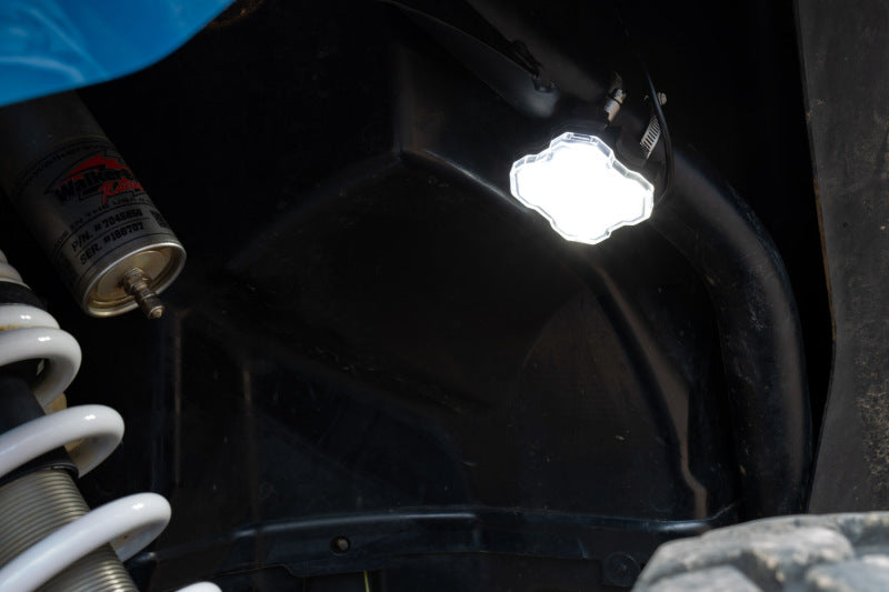 Diode Dynamics Stage Series SXS Rock Light Installer Kit - RGBW M8 (8-pack)