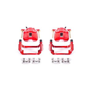 Power Stop 03-07 Honda Accord Front Red Calipers w/Brackets - Pair
