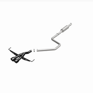 MagnaFlow 2019 Hyundai Veloster 1.6L 2.5in Center Exit Stainless Steel Cat-Back Exhaust w/Blk Tips