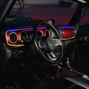 Oracle 18-23 Jeep Wrangler JL/Gladiator JT Dynamic ColorSHIFT LED Interior Dash Board Kit