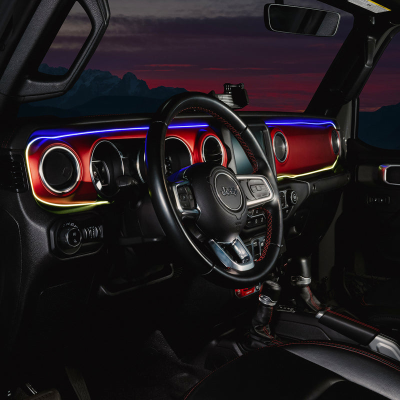 Oracle 18-23 Jeep Wrangler JL/Gladiator JT Dynamic ColorSHIFT LED Interior Dash Board Kit