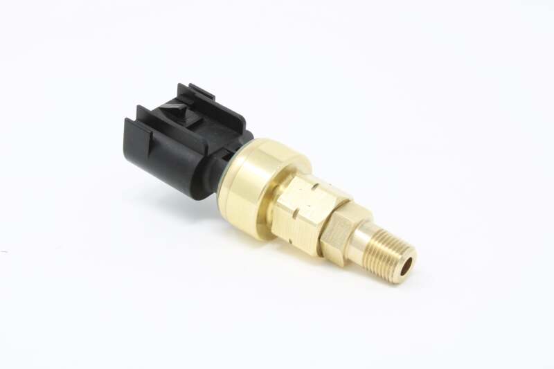 Aeromotive 14-25 Chevy V8 Fuel Rail Pressure Sensor Adapter M10x1.0 Male to 1/8-MNPT Male - Brass