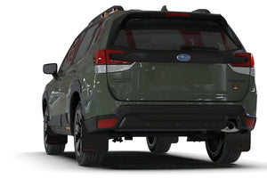 Rally Armor 22-24 Subaru Forester & Wilderness Black UR Mud Flap w/Blue Logo