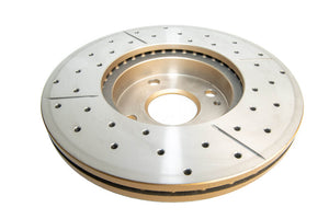 DBA 98 Mazda Protege (Front Caliper Cast No. 22-14) 1.8L Front Drilled & Slotted Street Series Rotor
