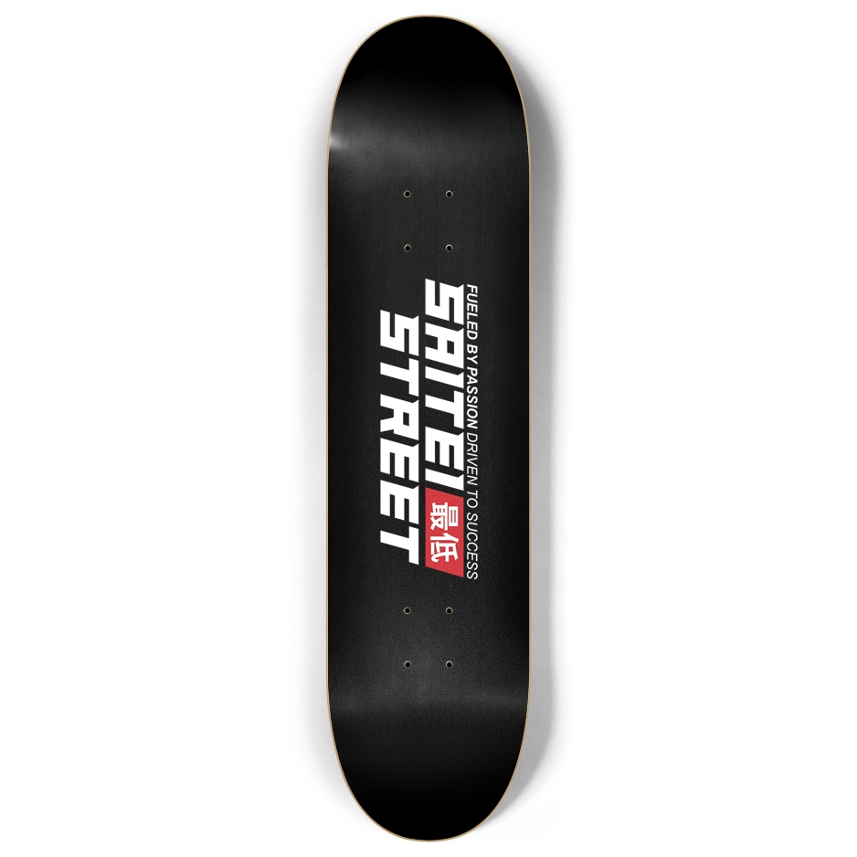 Iconic BLK/WHT Skate Deck