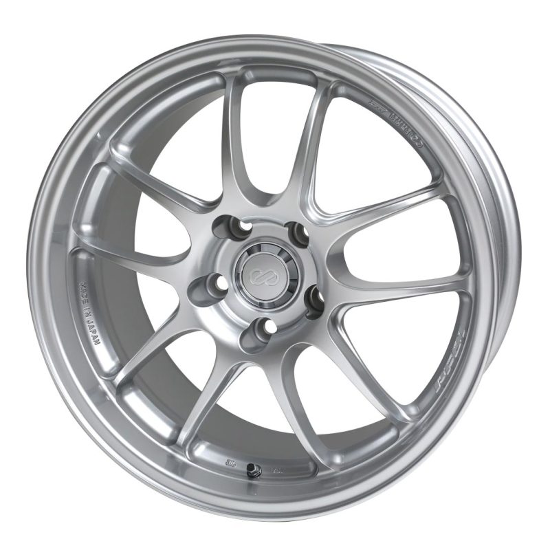 Enkei PF01 18x8 5x114.3 Bolt Pattern 45mm Offset 75 Bore Dia Silver Wheel